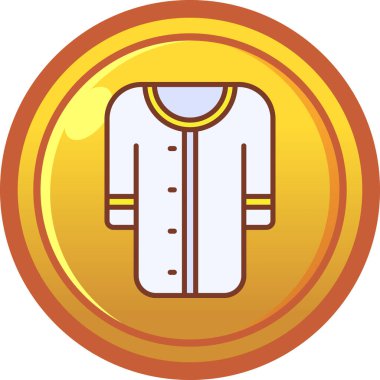 Herhangi bir web tasarımı için karikatür biçimi izole edilmiş vektör çizimi simgesi