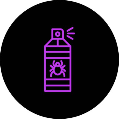 Benzersiz püskürtme vektörü kabartma simgesi