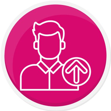 Dairesel testereli bir adamın vektör çizimi