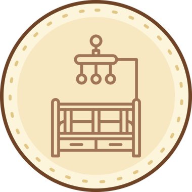 Modern bir simgenin vektör illüstrasyonu