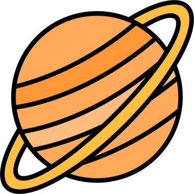 Gezegen Dünya simgesi, özet rengi