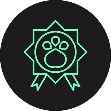 Modern simgenin vektör illüstrasyonu