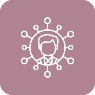 Modern bir simgenin vektör illüstrasyonu