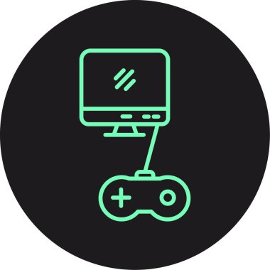 oyun simgesi vektör çizimi