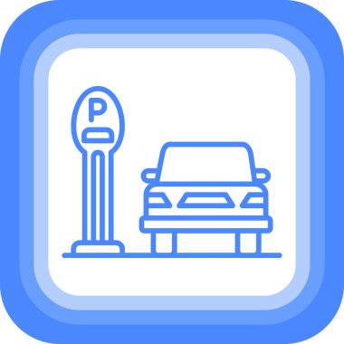 Yol simgesi, vektör illüstrasyonu