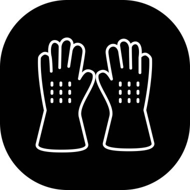 Siyah bir simgenin vektör illüstrasyonu