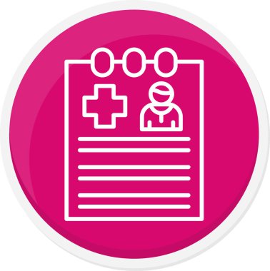 Tıbbi modern simgenin vektör illüstrasyonu