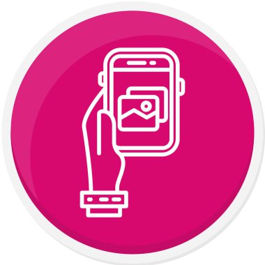 akıllı telefon simgesi, vektör çizim