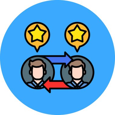 İş. Web simgesi basit illüstrasyon