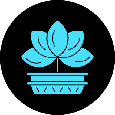 Vektör Çiçeği Simgesi illüstrasyonu