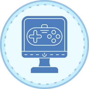 oyun simgesi vektör çizimi