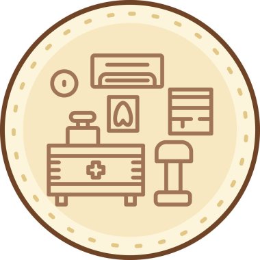 Tıbbi simgenin vektör illüstrasyonu