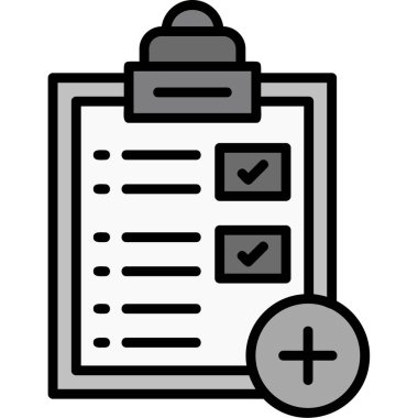 Pano kontrol listesi simgesi, özet biçimi