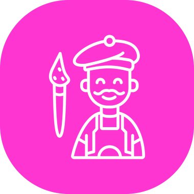 Kılıç tutan bir adamın vektör çizimi