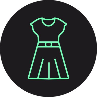 Bir kadın simgesinin vektör illüstrasyonu