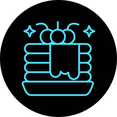 Bir noel simgesinin vektör çizimi