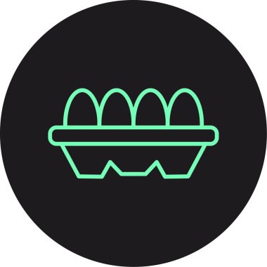 Gıda simgesinin vektör illüstrasyonu