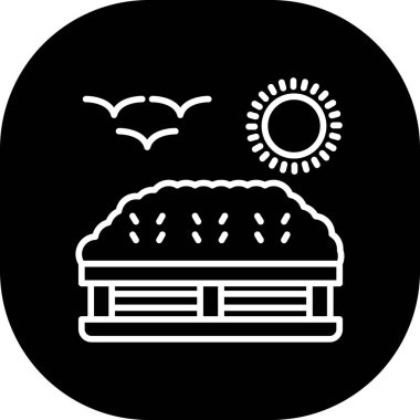 Modern simgenin vektör illüstrasyonu