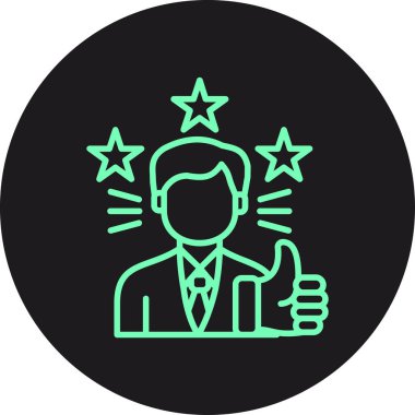 İş simgesinin vektör illüstrasyonu