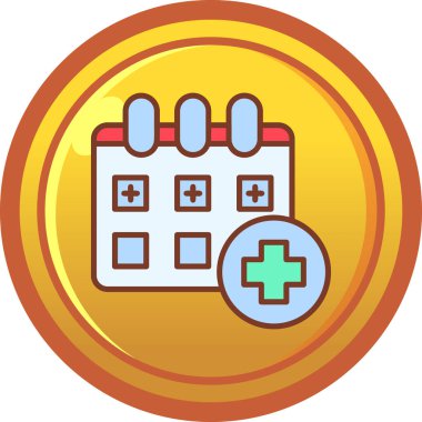 Hastane ikonu vektör olarak. basit biçim