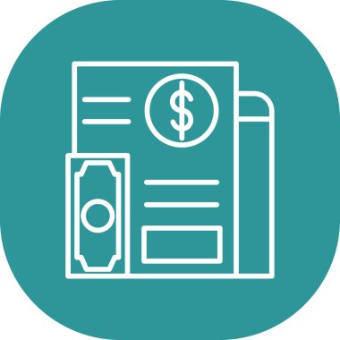 para vektör çizgisi simgesi