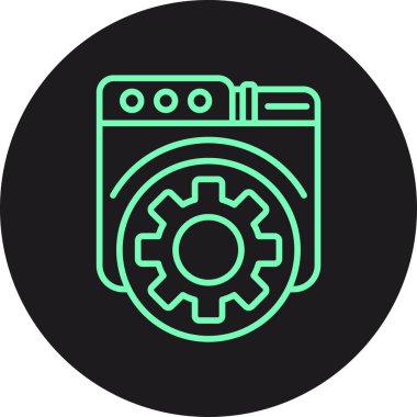 vektör makinesi ico, vektör illüstrasyonu