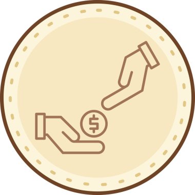 para simgesi vektör illüstrasyonu