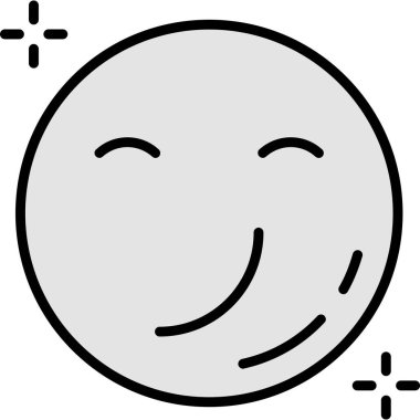 Yüz simgesi vektör illüstrasyonu