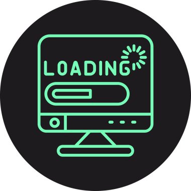 seo modern simgesinin vektör illüstrasyonu