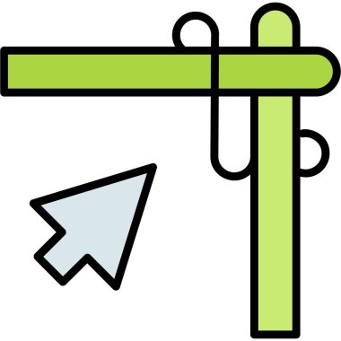 ok simgesi, vektör illüstrasyonu