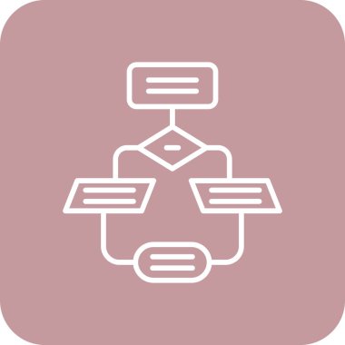 Ağ simgesi, ağ oluşturmanın vektör illüstrasyonu