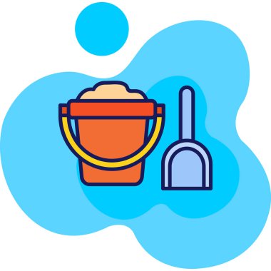 Kase çorba ikonu düz stil