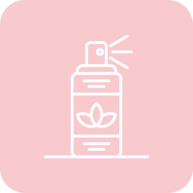 Bir çiçek simgesinin vektör illüstrasyonu