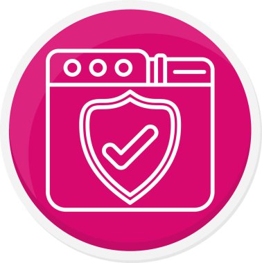 Basit vektör illüstrasyonu, çengelli iğne çizimi