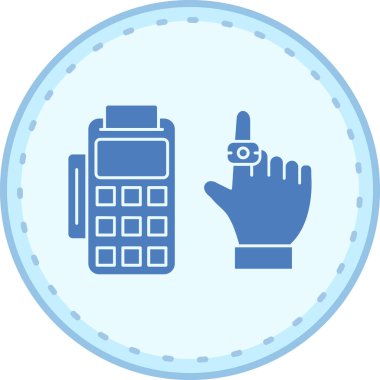 Kredi kartının vektör çizimi