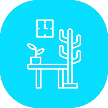 bitki simgesi vektör illüstrasyonu