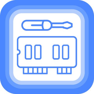 Araba motoru. Web simgesi basit illüstrasyon