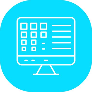 seo modern simgesinin vektör illüstrasyonu