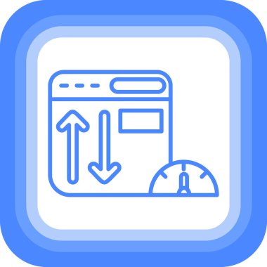 Tarayıcı pencere simgesi - taslak biçimi