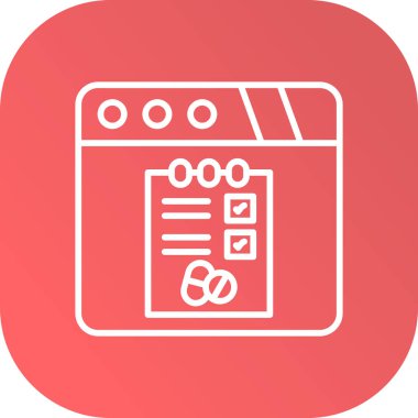 video simgesi vektörü, basit illüstrasyon