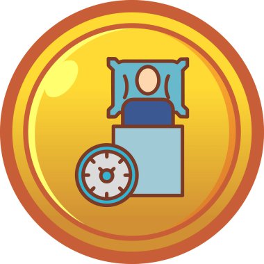 Sikke simge, karikatür tarzı