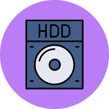 CD mi? Web simgesi basit illüstrasyon