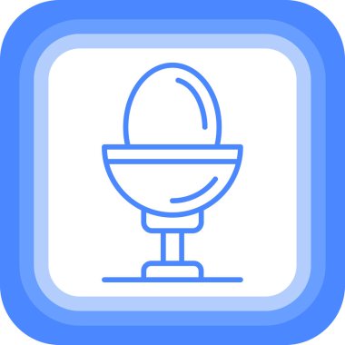 Yumurta. Web simgesi basit illüstrasyon