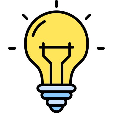 ampul simgesi renk özeti çizimi