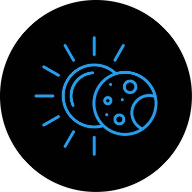 güneş vektör simgesi modern basit vektör illüstrasyonu