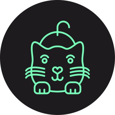 vektör kedi resimleme