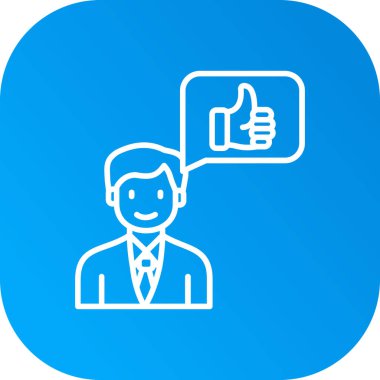 Simge gibi. Vektör çizim.