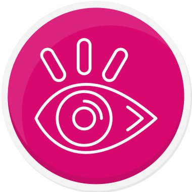 Göz simgesi vektör illüstrasyonu