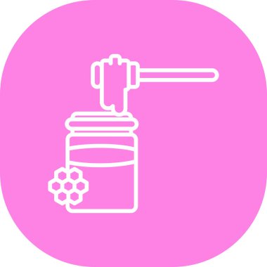 Şişe. Web simgesi basit illüstrasyon