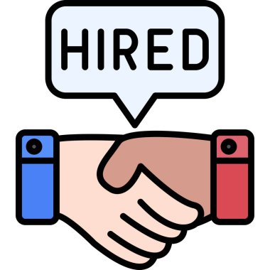 iş simgesi vektör illüstrasyonu